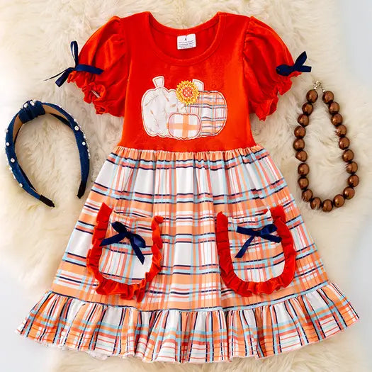 Plaid Pumpkin Dress