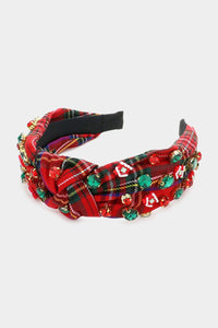 Christmas Plaid Headband