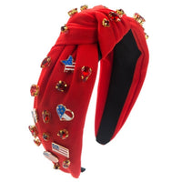 Flag Rhinestone Headband