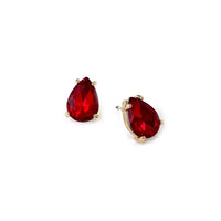 Teardrop Glass Stud Earring