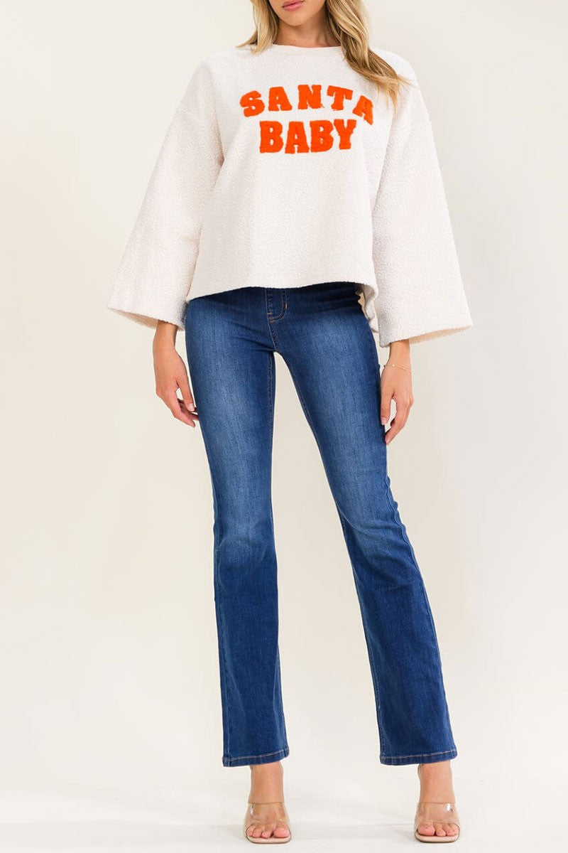 Santa Baby Sherpa Pullover