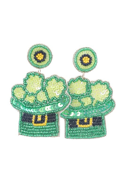 St. Pats Beer Earring