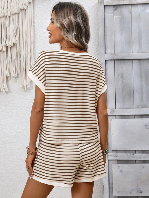 Striped Loungewear Set