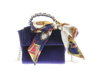 Velvet Purse With Scarf