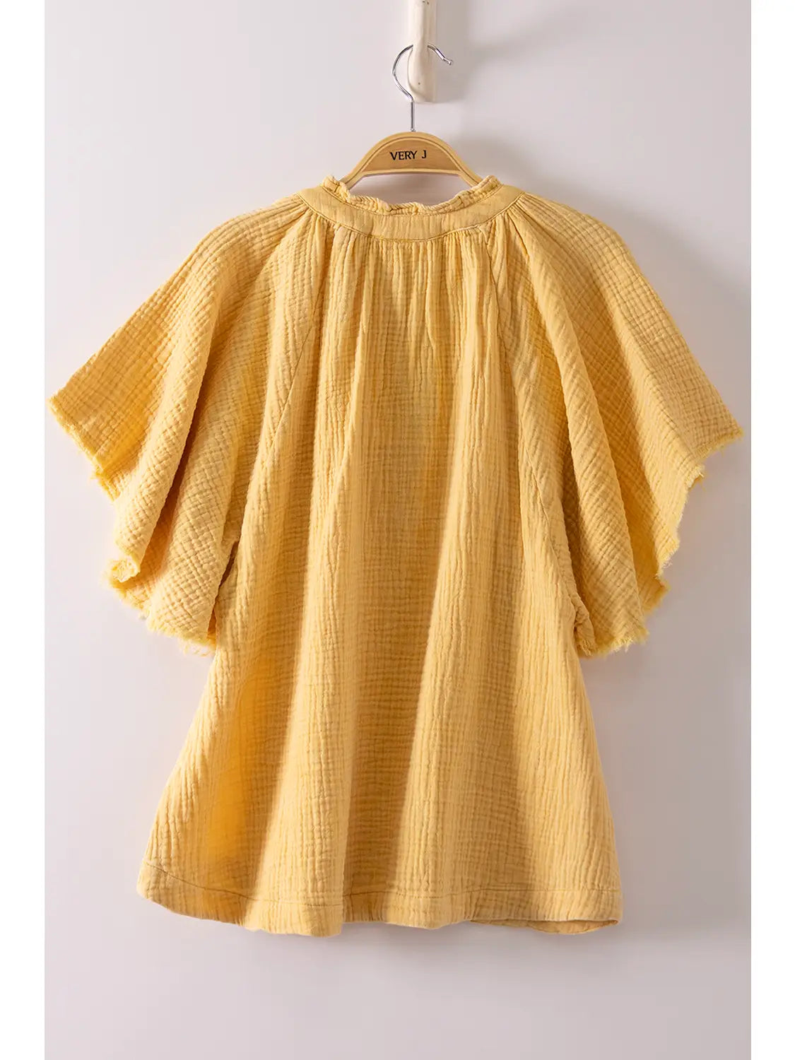Yellow Gauze Blouse