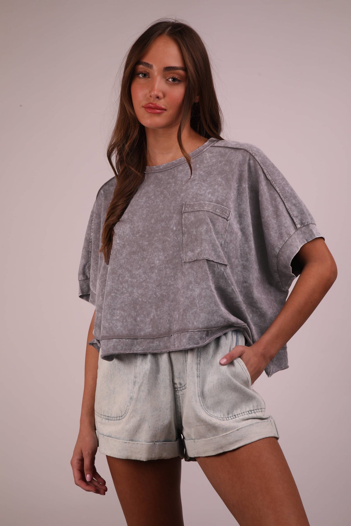 Oversized Crop Tee