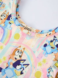 Rainbow Bluey Dress