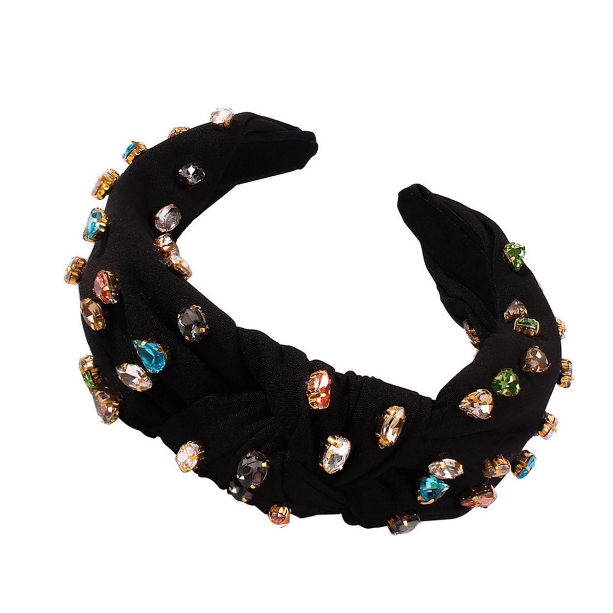 Headband with Colorful Rhinestones