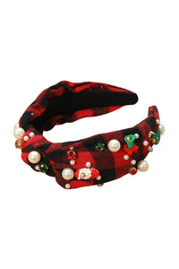 Holiday Pearl Headband