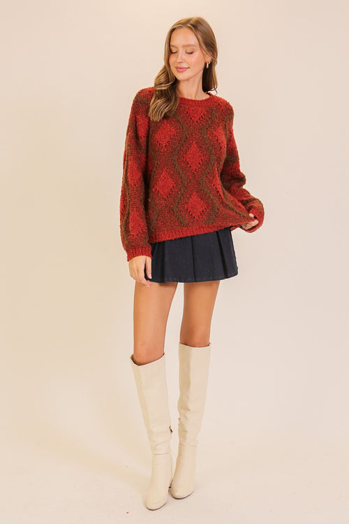 Textured Cozy Sweater