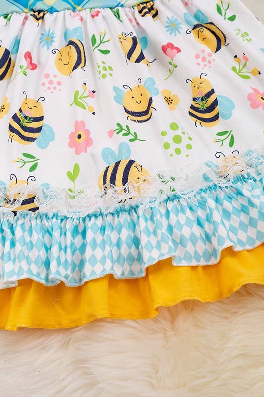 Bee Ruffle Dress