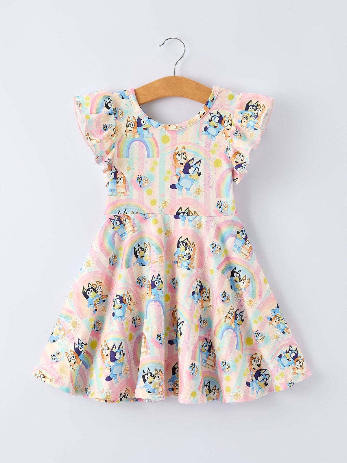 Rainbow Bluey Dress
