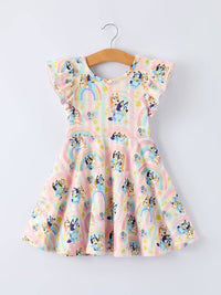Rainbow Bluey Dress