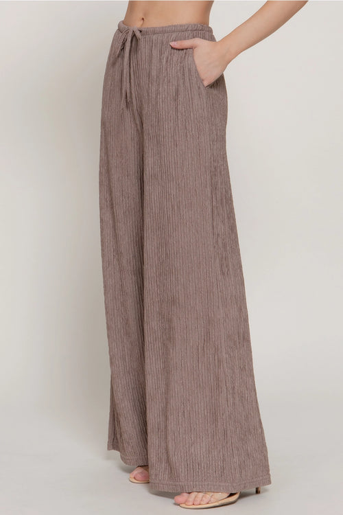 Crinkle Knit Pants