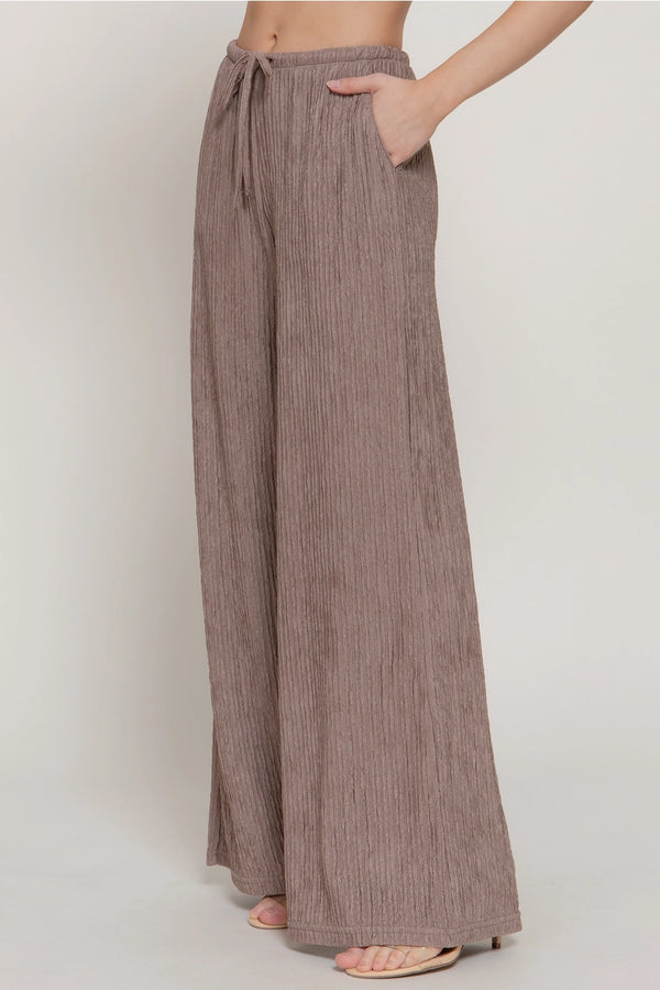 Crinkle Knit Pants