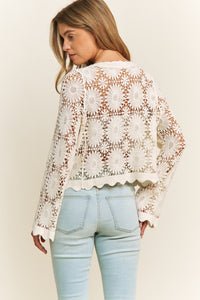 Scallop Crochet Top