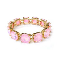 Crystal Linked Stretch Bracelet