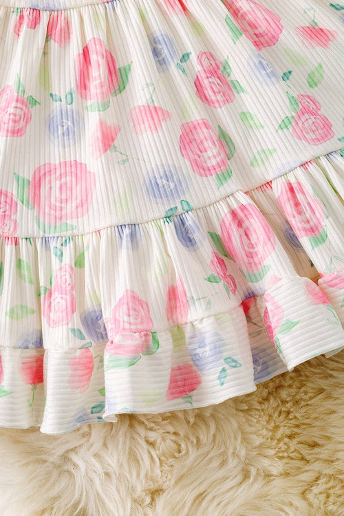 Rose Ruffle Dress