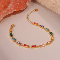 Rainbow Crystal Bracelet