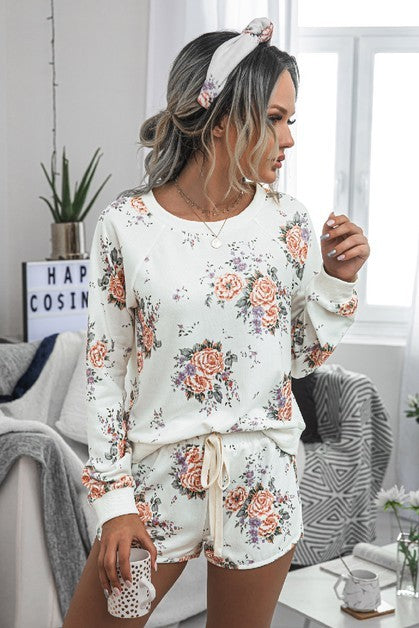 Floral Long Sleeve Loungewear set