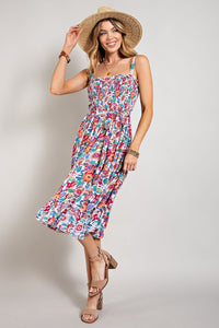 Flower Smocked Sundress