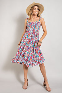 Flower Smocked Sundress