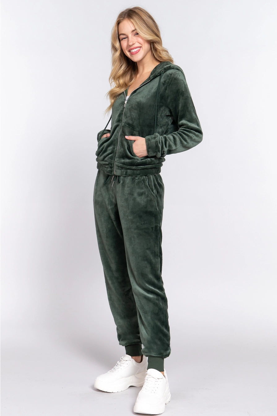 Furry 2 Piece Jogger Set