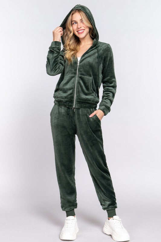 Furry 2 Piece Jogger Set