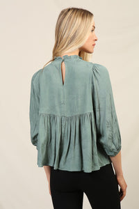 Boho Jacquard Blouse