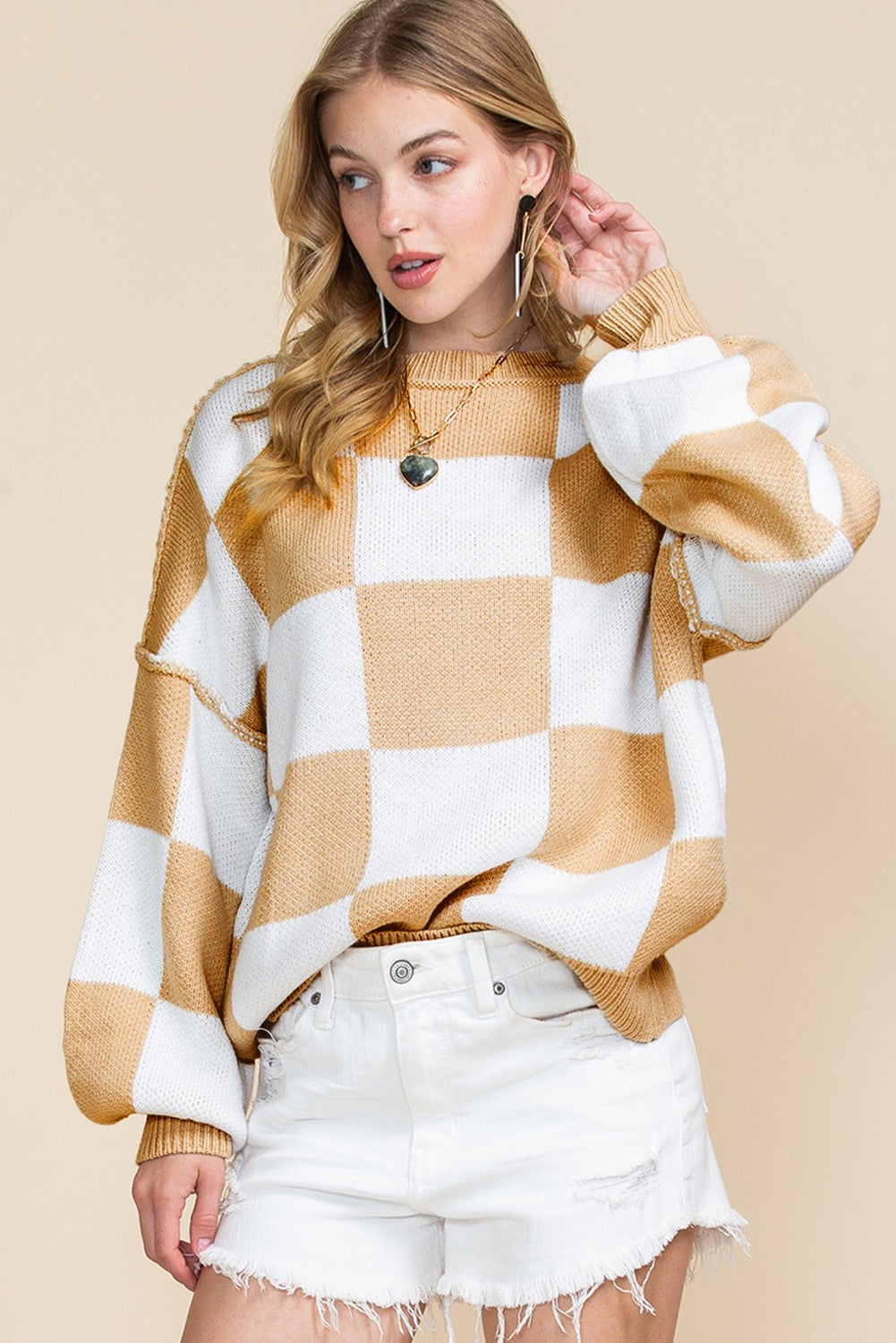 Checkered Sweater