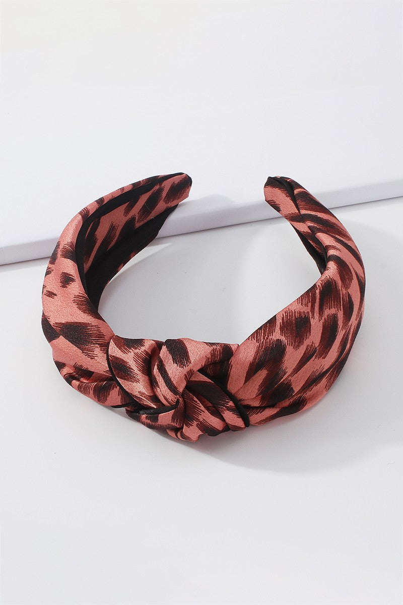 Leopard Knotted Headband