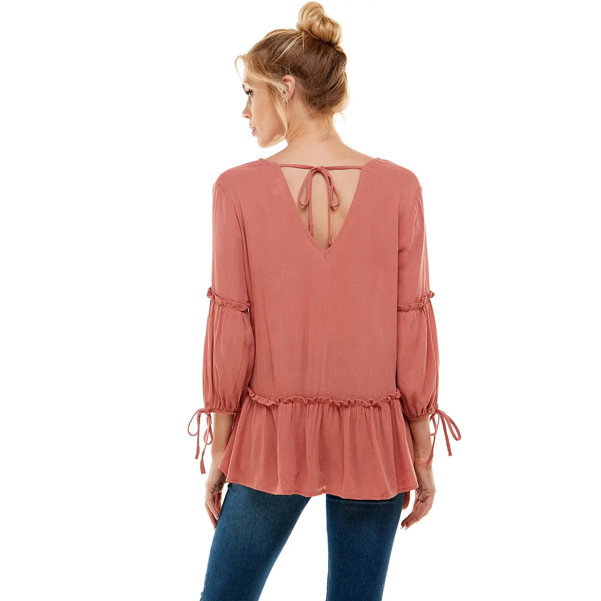 Mauve Flowy Blouse