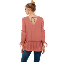 Mauve Flowy Blouse