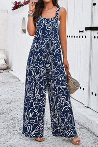Sleeveless Wide Leg Jumpsuit