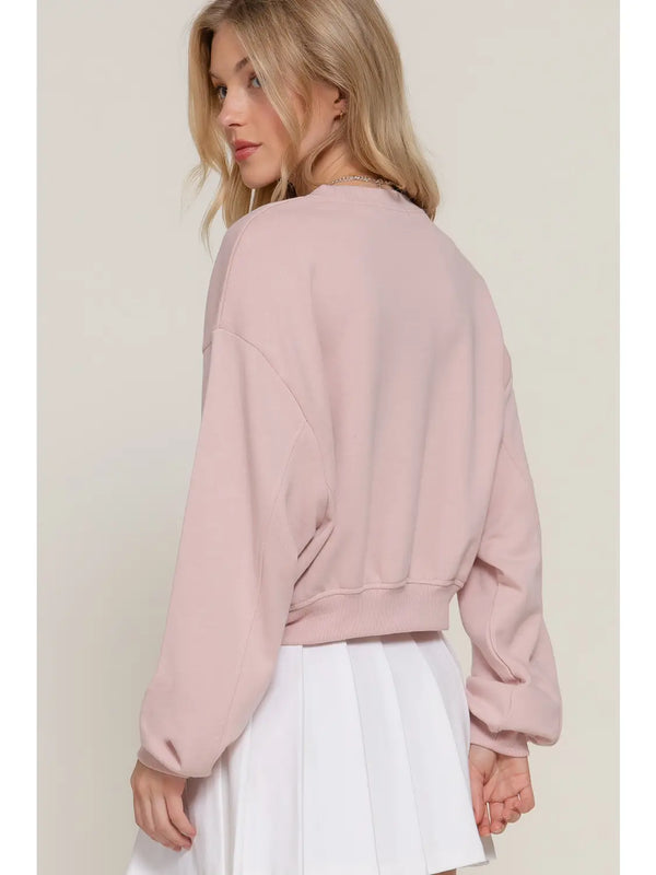 Pink Crewneck Sweatshirt