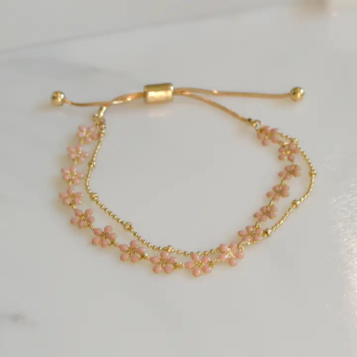 Flower Chain Bracelet