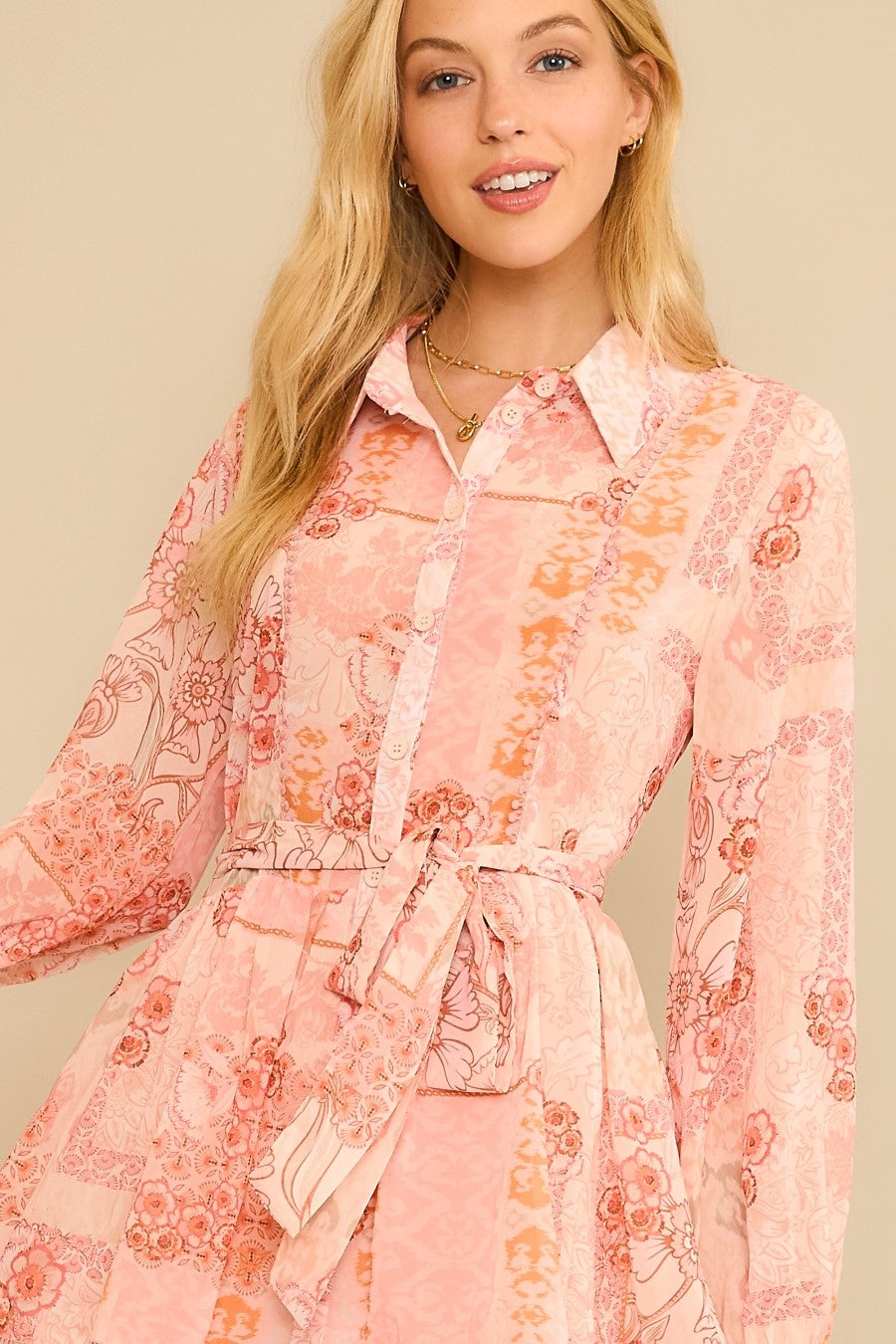 Flower Print Dress