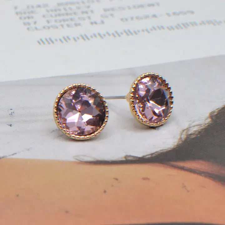 Crystal Stud Earrings