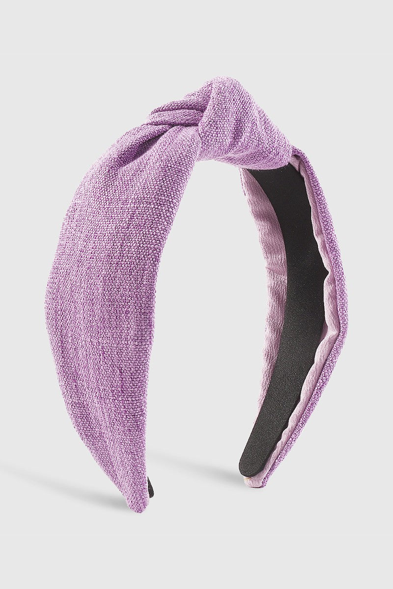 Linen Topknot Headband
