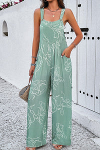 Sleeveless Wide Leg Jumpsuit