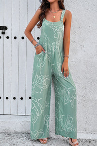 Sleeveless Wide Leg Jumpsuit