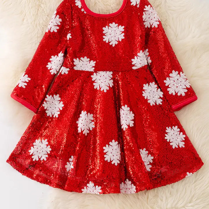Snowflake Sequin Dress