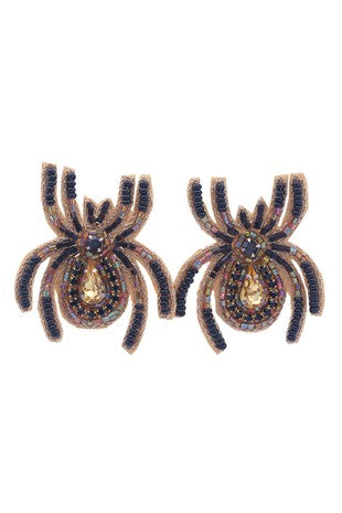 Spider Beaded Earrings