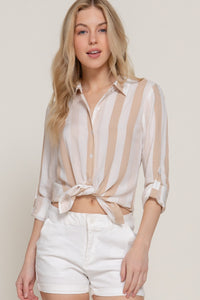 Striped Button-Down