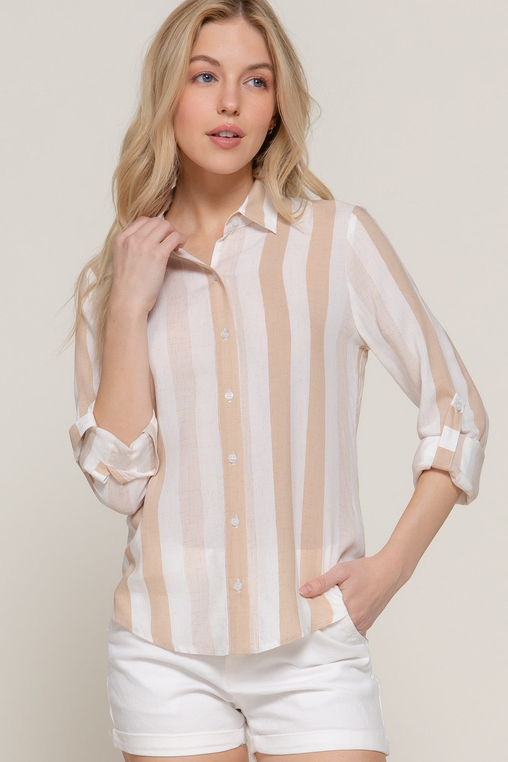 Striped Button-Down