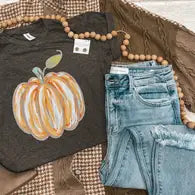 Watercolor Pumpkin Tee
