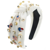 Flag Rhinestone Headband