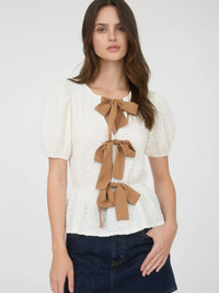 Bow Tie-Front Top