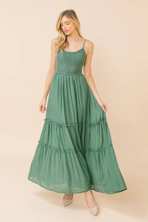 Spaghetti Strap Maxi Dress