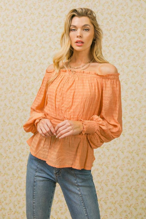 Off Shoulder Ruffled Top